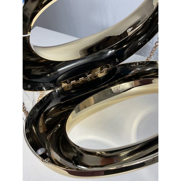 Lovers And Friends 'Edie' Gold Metallic Acetate Bag - Picture 5 of 11